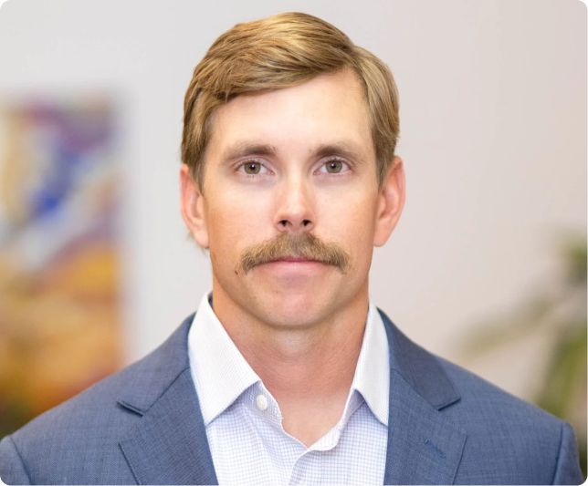 Professional portrait of Clark Cadwallader, BA for New Day Recovery.