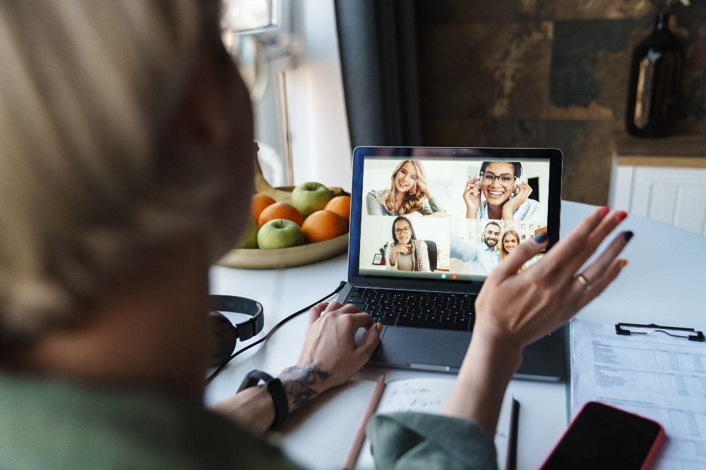 person in an online iop group